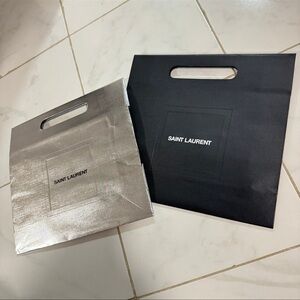Saint Laurent shopping bags